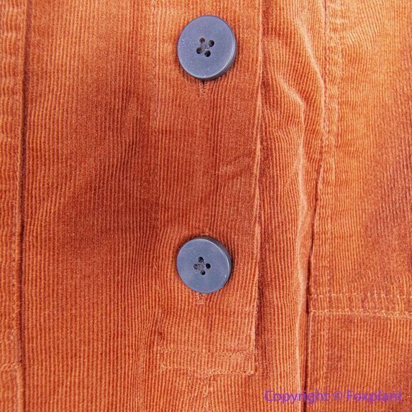 NEW‎ Madewell Corduroy Puff-Sleeve Button-Front Jumpsuit, 4P - Picture 9 of 16